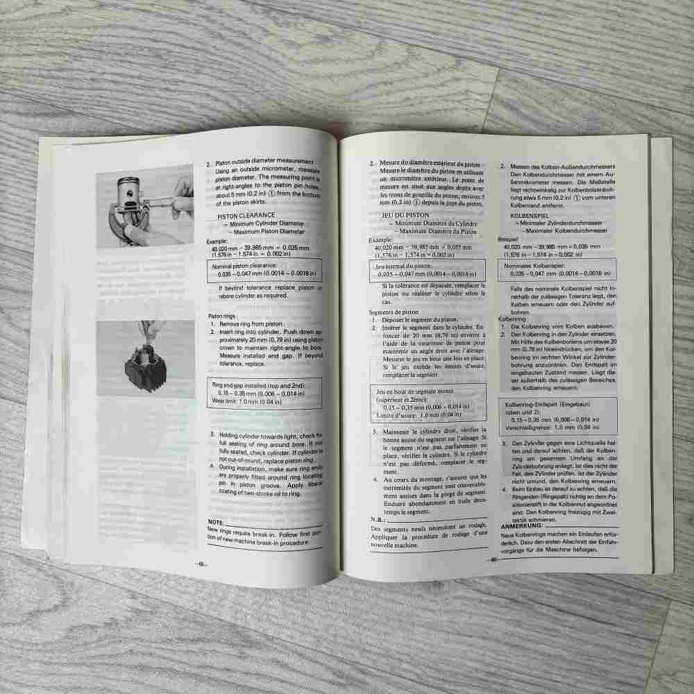 YAMAHA PW 50 (U) 1988 36E-28199-81 Motorrad-Handbuch gebraucht