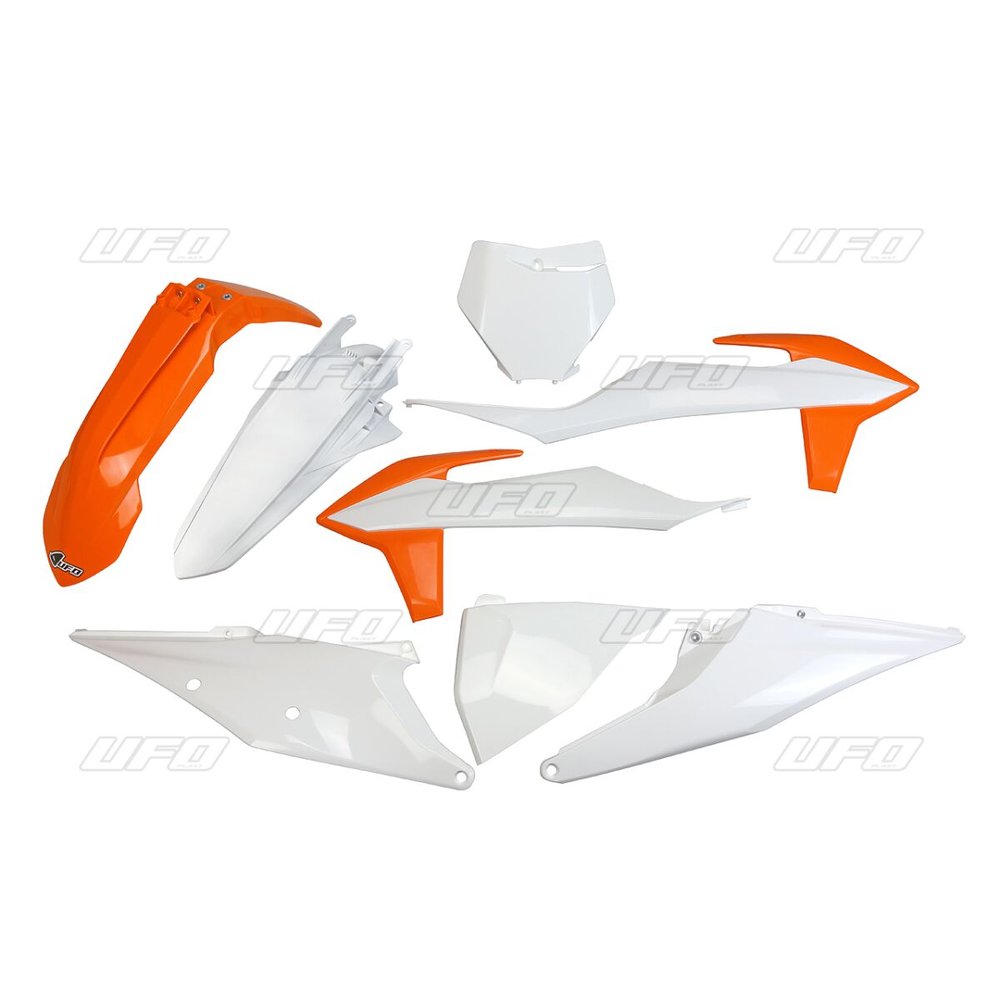 UFO Komplettes Karosserie-Kit Plastikteile passend für KTM SX/SXF 19-22 OEM Farbe