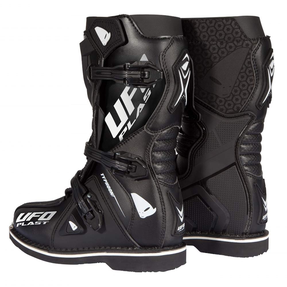 UFO Typhoon Kinder Motocross Stiefel schwarz