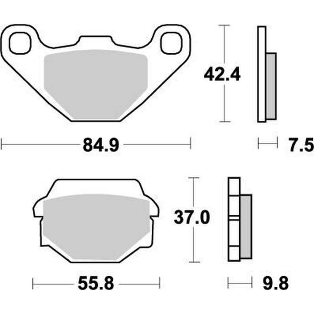 MOTO-MASTER Bremsbeläge Set Nitro