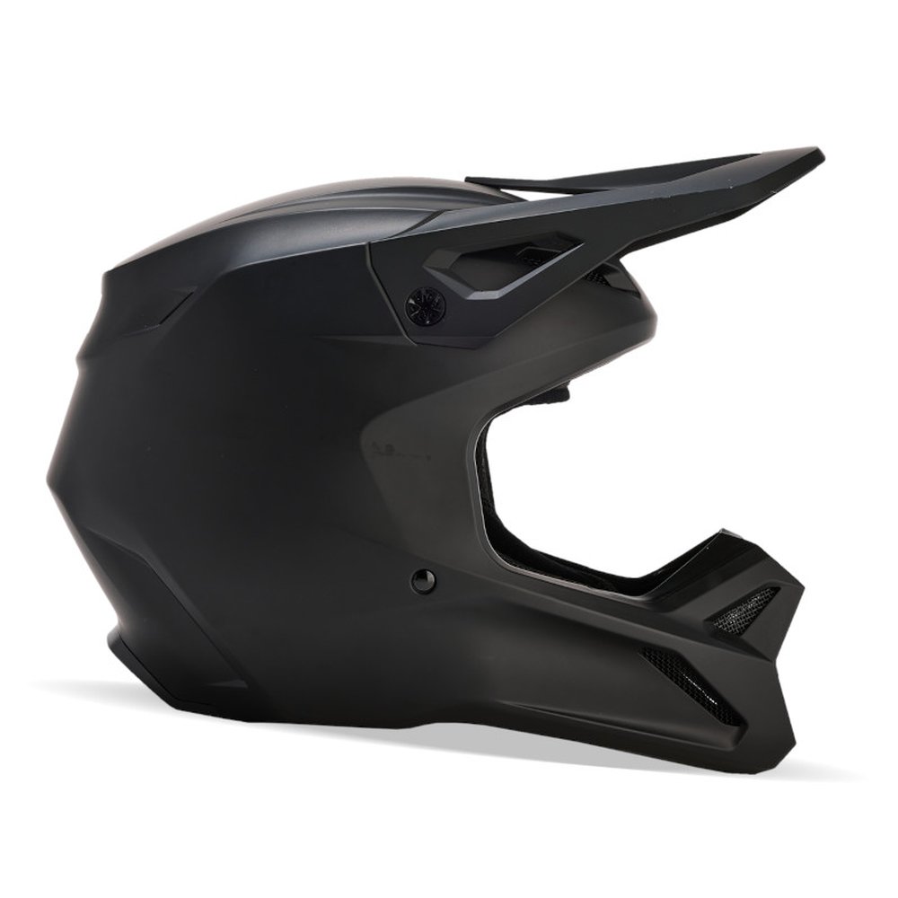 FOX YOUTH V1 SOLID HELMET Motocross Helm für Kinder Matt Schwarz