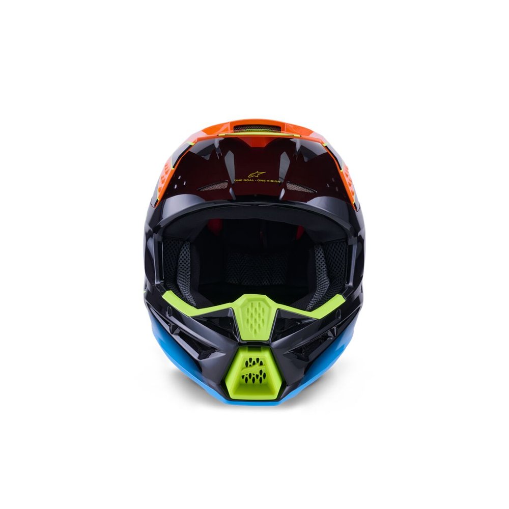 ALPINESTARS Supertech M3 Fray Motocross Helm schwarz/orange/gelb
