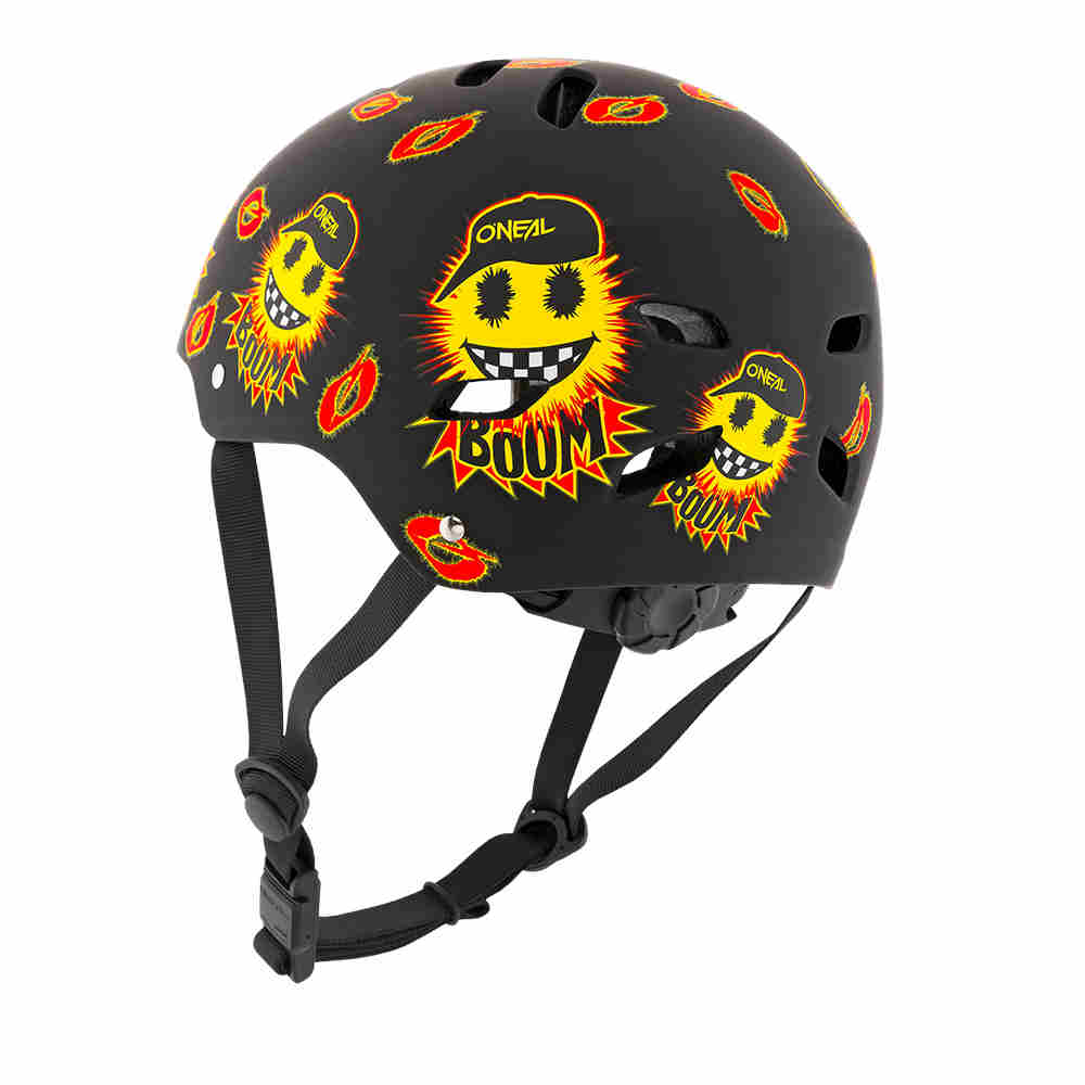 ONEAL Dirt Lid Youth Emoji MTB Kinder Helm schwarz gelb