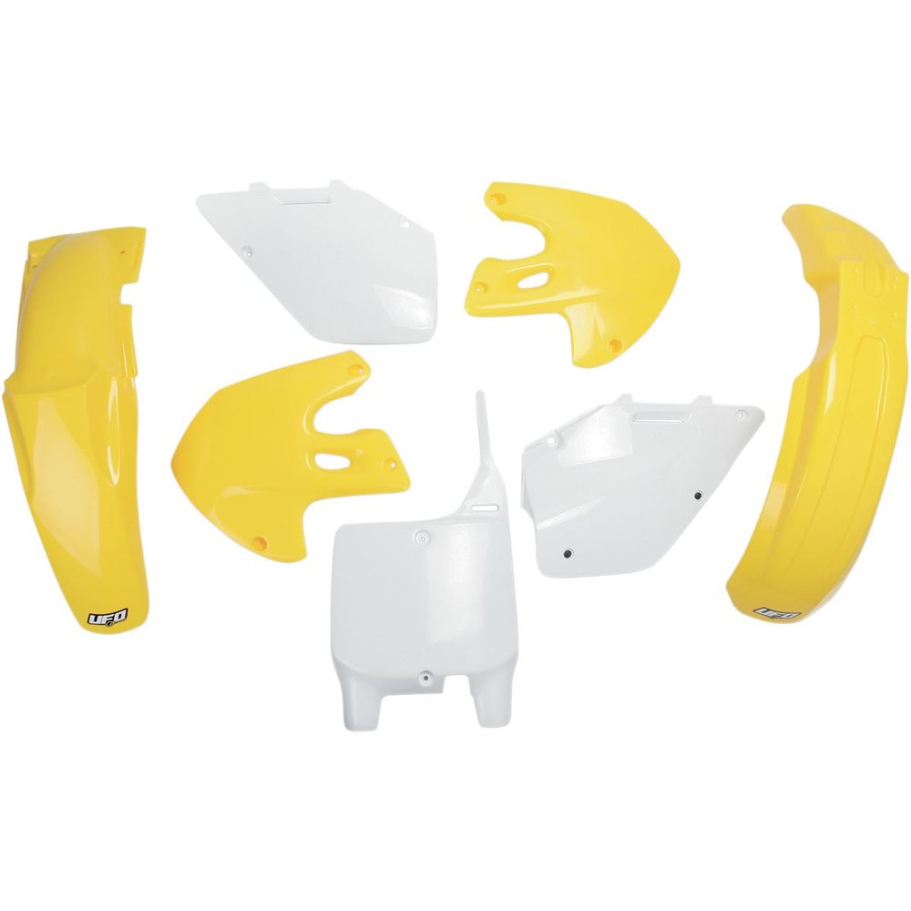 UFO Komplettes Karosserie-Kit Plastikteile Suzuki RM125/250 99-00 OE UFO Komplettes Karosserie-Kit Plastikteile Suzuki RM125/250 99-00 OE