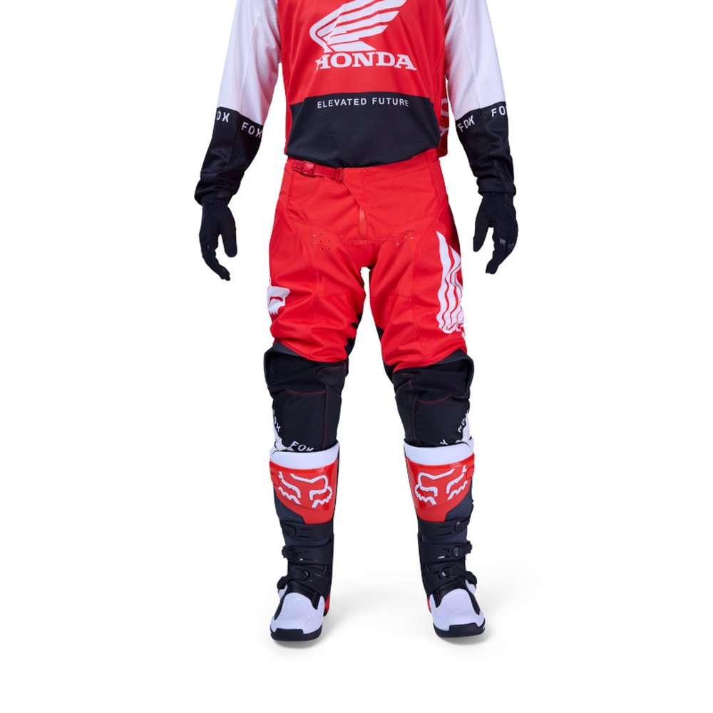 FOX 180 HONDA PANT Motocross Hose Neon Rot