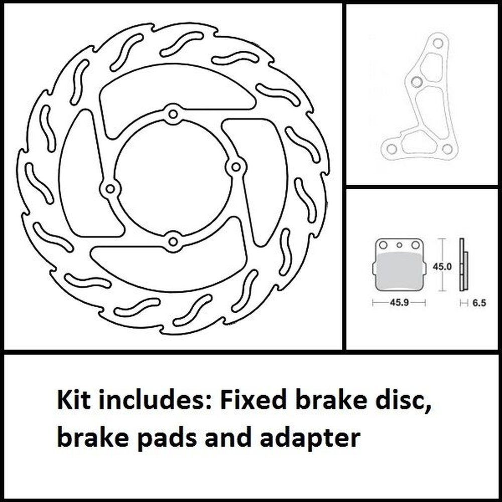 MOTO-MASTER Bremsen-Kit vorne FIX 260mm