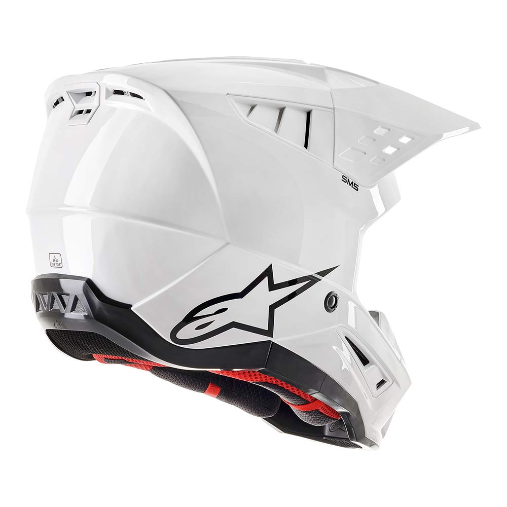ALPINESTARS Supertech M5 Solid Motocross Helm weiss