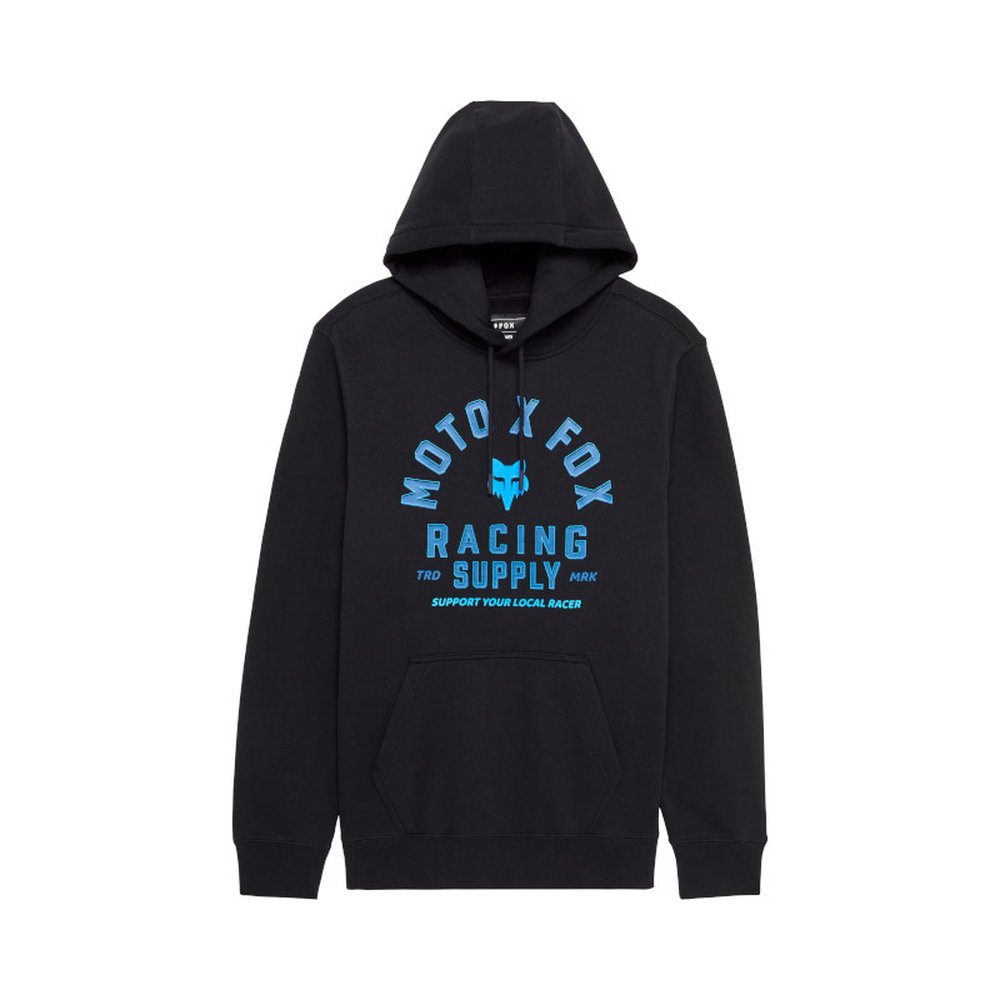 FOX LOCAL RACER FLEECE PO Hoodie Kapuzen Pullover Black