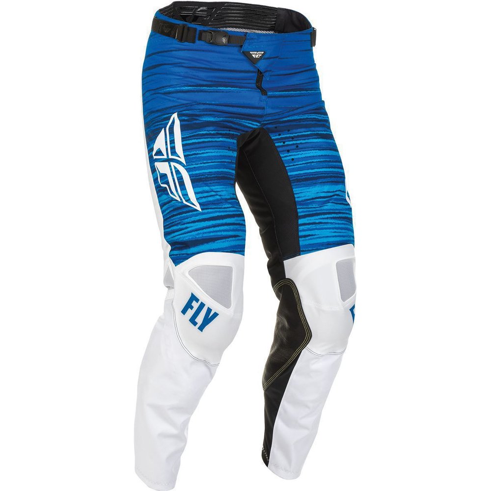 FLY Kinetic Wave Motocross Hose weiss blau