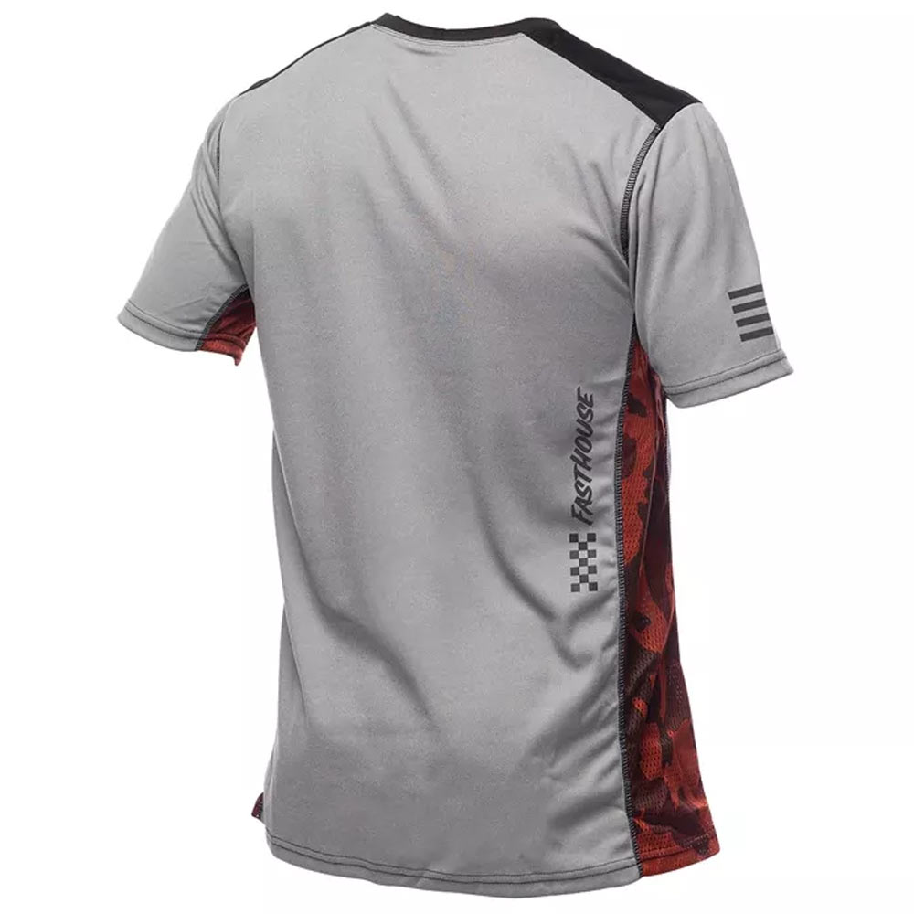 FASTHOUSE Acadia kurzärmliges MTB Jersey heather grau FASTHOUSE Acadia kurzärmliges MTB Jersey heather grau
