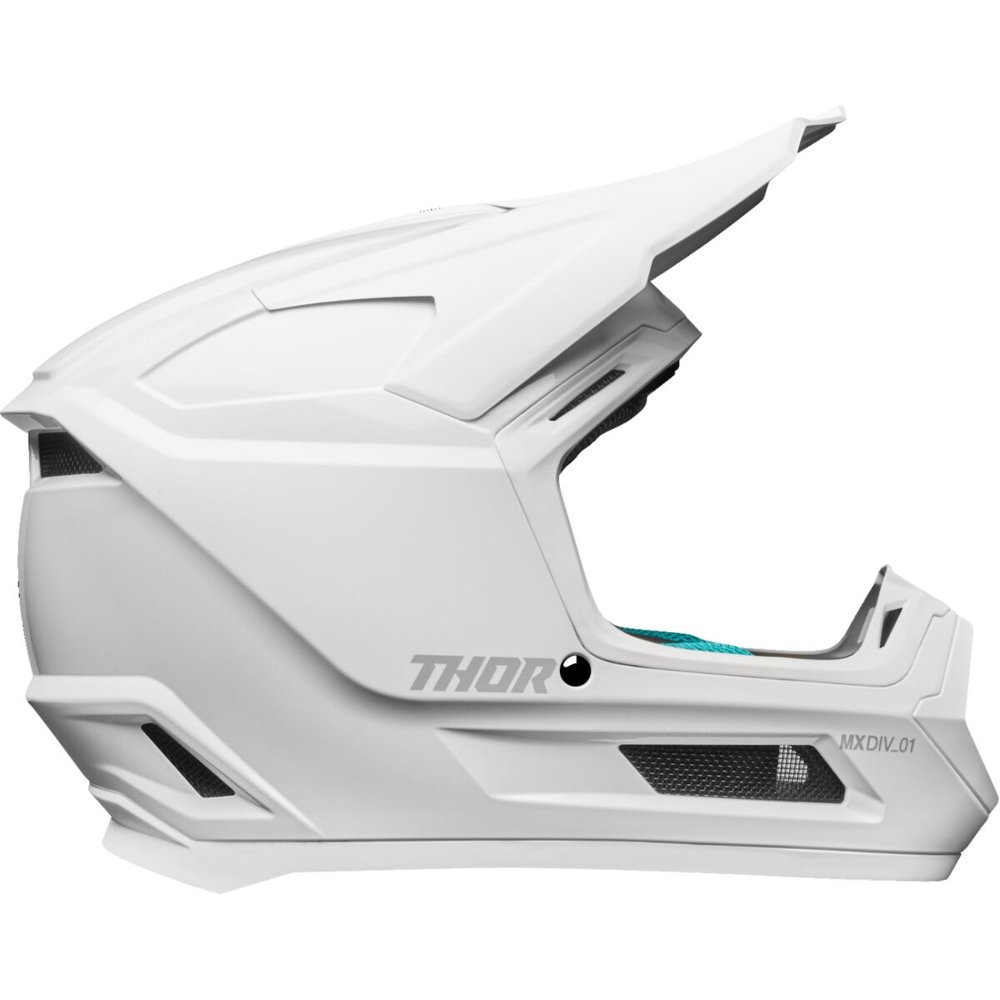 THOR Fleet Kinder Motocross Helm Whiteout weiss