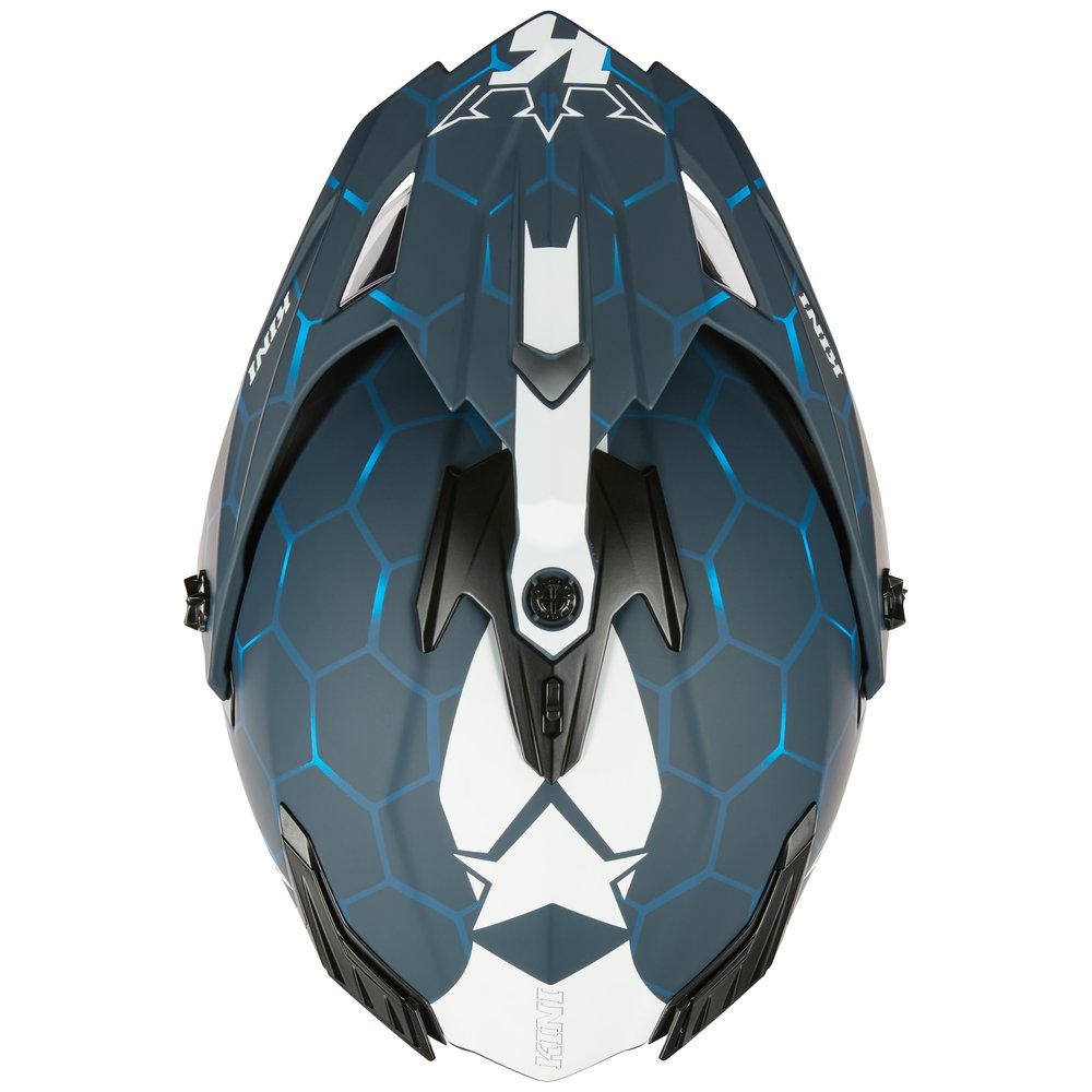 KINI RED BULL ADV X Helm ATV/Enduro Helm 2.0 blau/weiss KINI RED BULL ADV X Helm ATV/Enduro Helm 2.0 blau/weiss