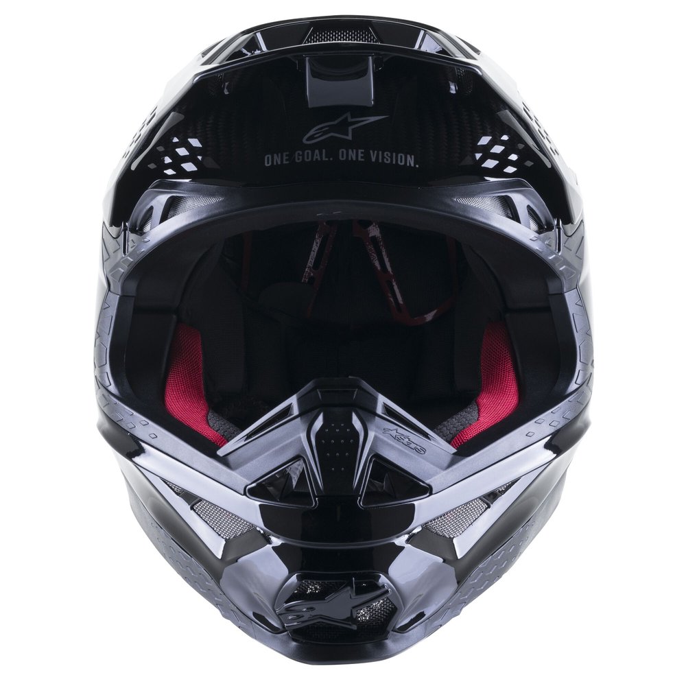 ALPINESTARS Supertech M10 Solid Carbon Motocross Helm schwarz ALPINESTARS Supertech M10 Solid Carbon Motocross Helm schwarz