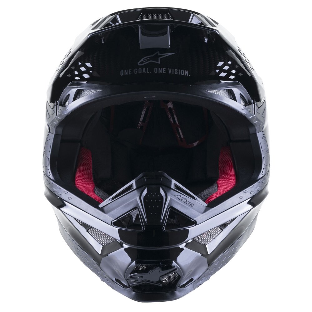 ALPINESTARS Supertech M10 Solid Carbon Motocross Helm schwarz