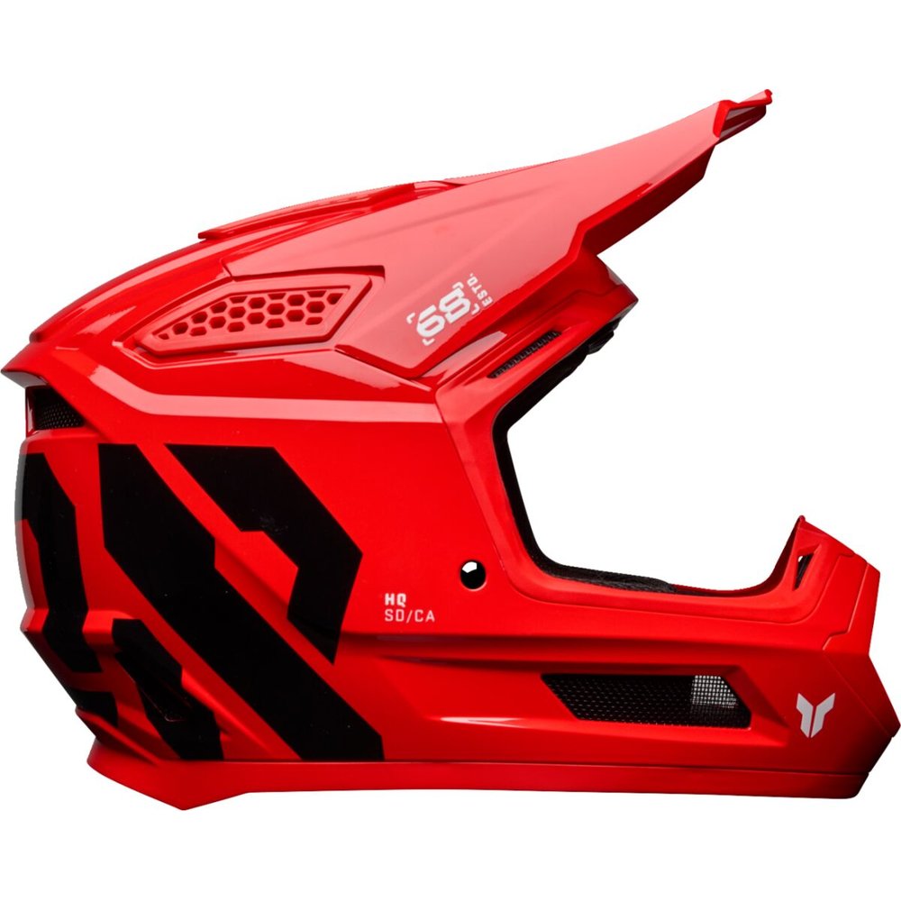 THOR Fleet Motocross Helm Forge rot
