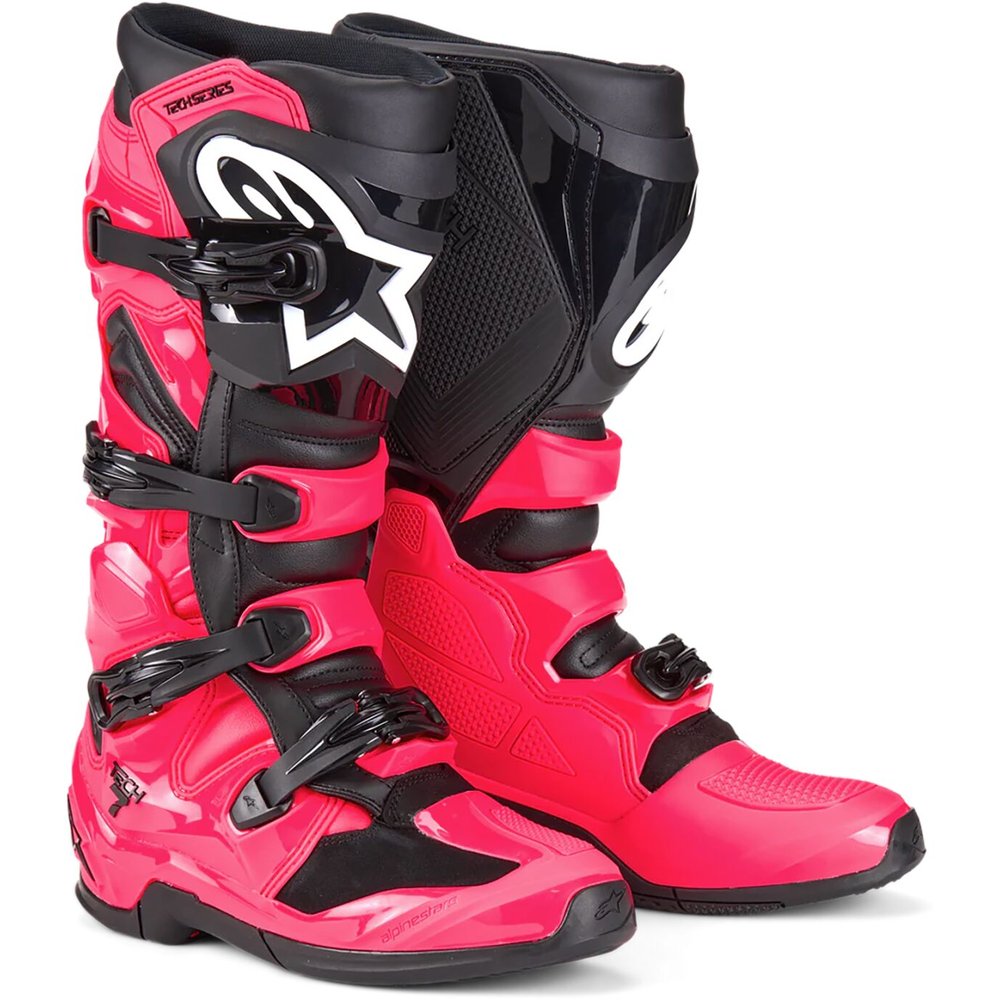 ALPINESTARS Tech 7 Motocross Stiefel Diva Pink schwarz ALPINESTARS Tech 7 Motocross Stiefel Diva Pink schwarz