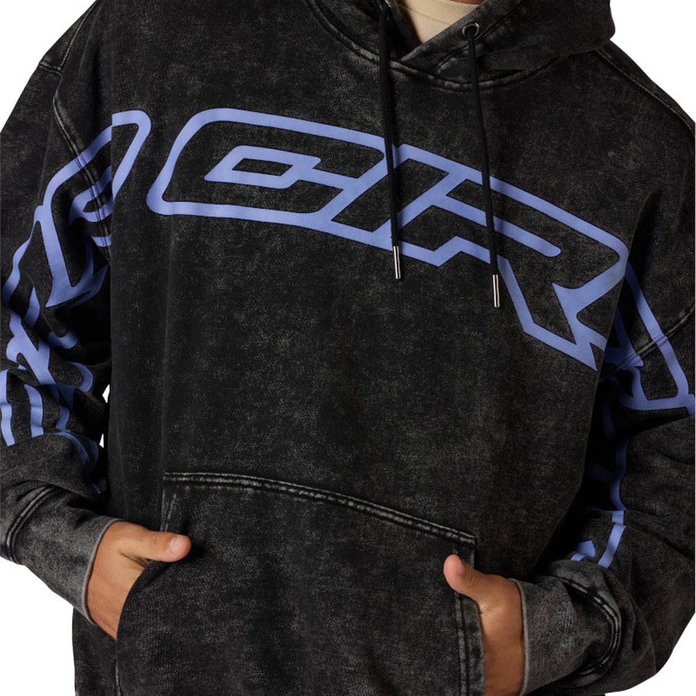 FOX PRO CIRCUIT Fleece PO Hoodie Kapuzen Pullover schwarz
