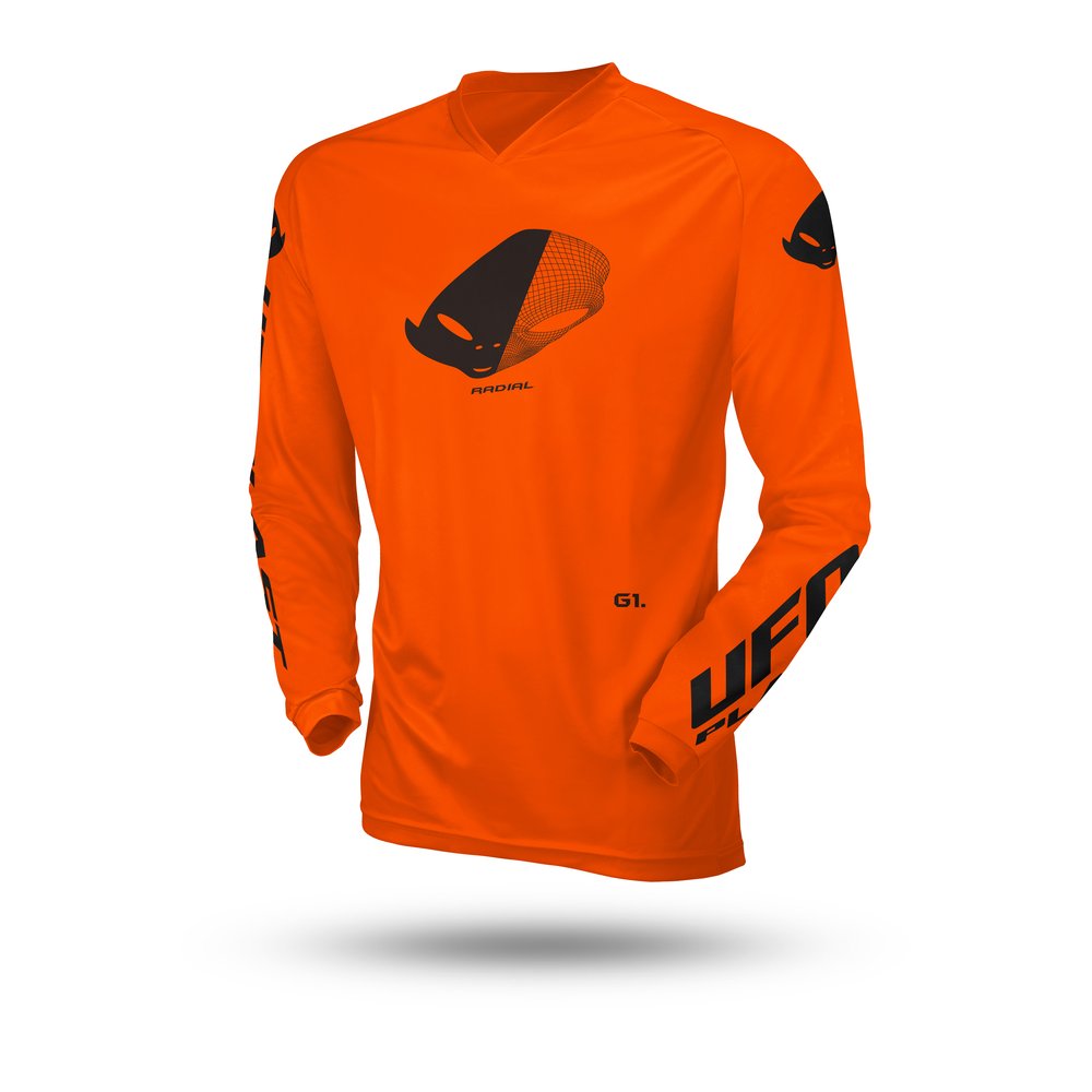 UFO Slim Radial Kinder Jersey neon orange