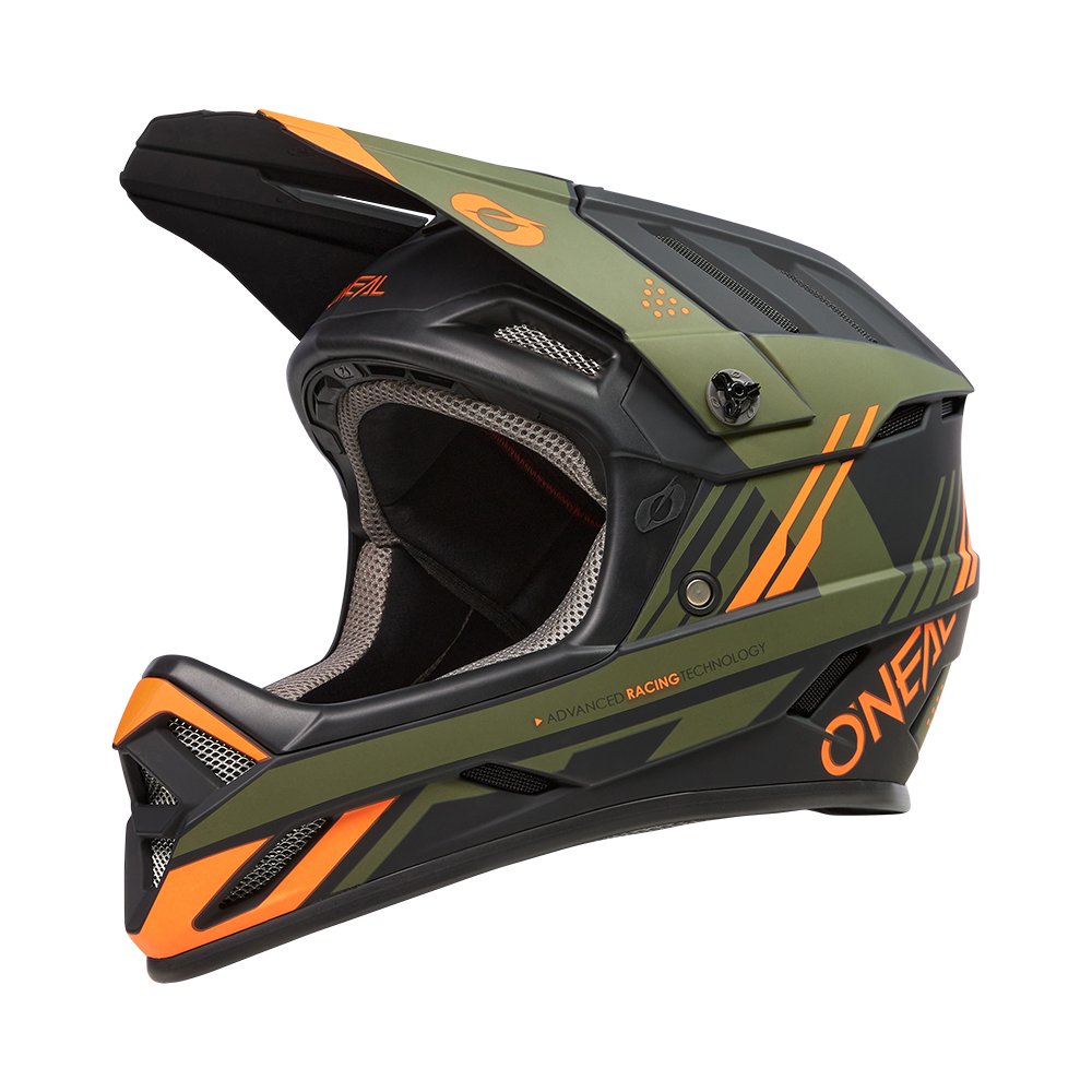 ONEAL Backflip Mtb Helm Strike V.23 schwarz orange oliv