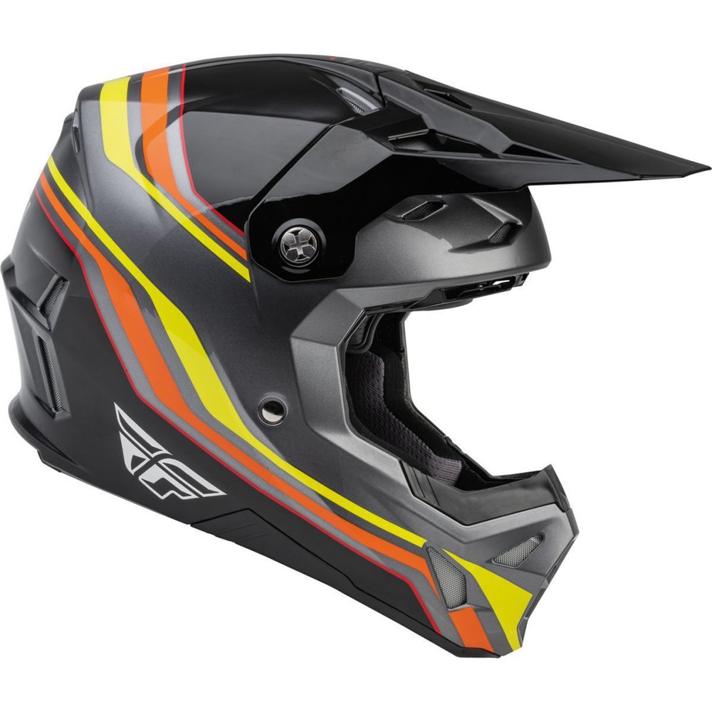 FLY Formula CP S.E. Speeder Motocross Helm schwarz gelb rot