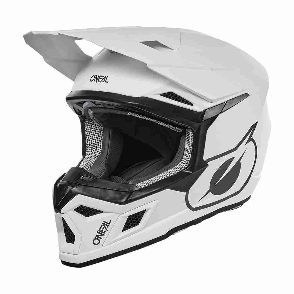 ONEAL 3SRS Solid Motocross Helm weiss