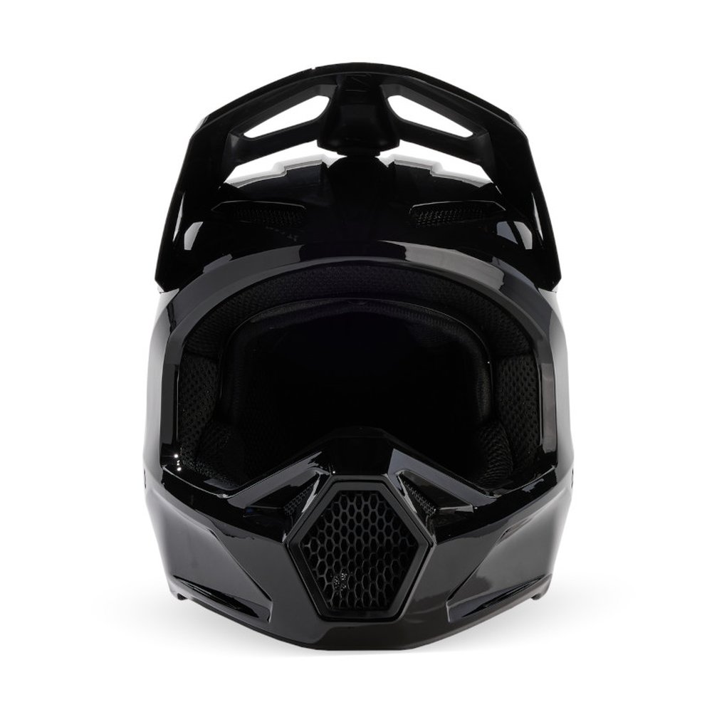 FOX V1 SOLID Motocross Helm Schwarz
