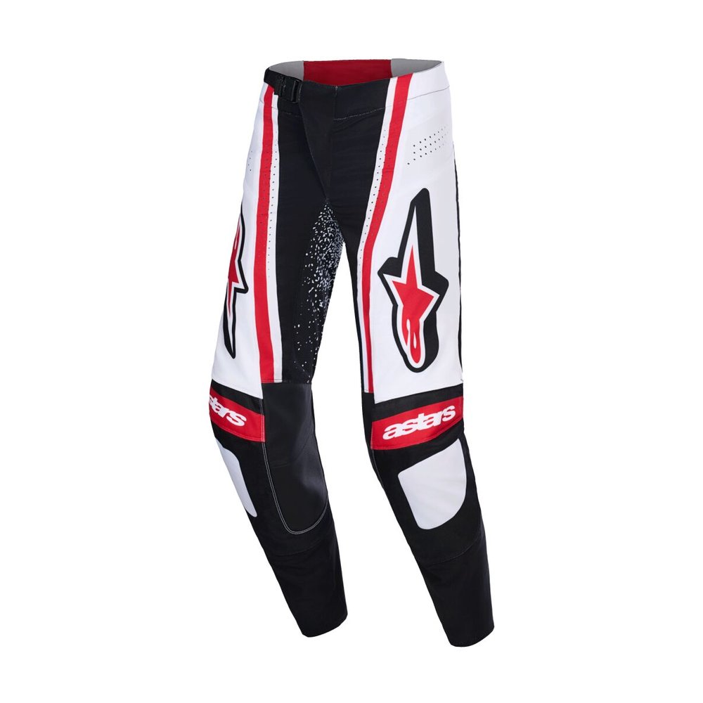 ALPINESTARS Techstar Nomur Motocross Hose schwarz/weiss/rot