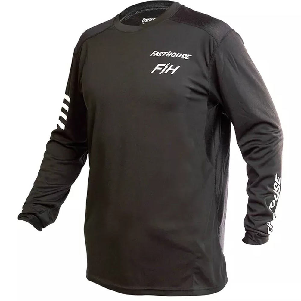 FASTHOUSE Alloy Rally langärmliges MTB Jersey schwarz