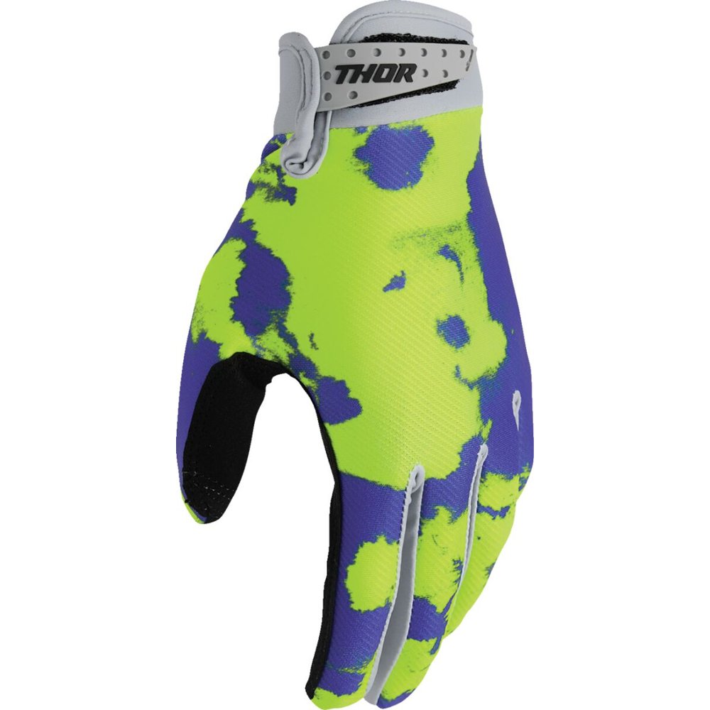 THOR Launchmode Bleach Handschuhe grau/acid neon gelb THOR Launchmode Bleach Handschuhe grau/acid neon gelb