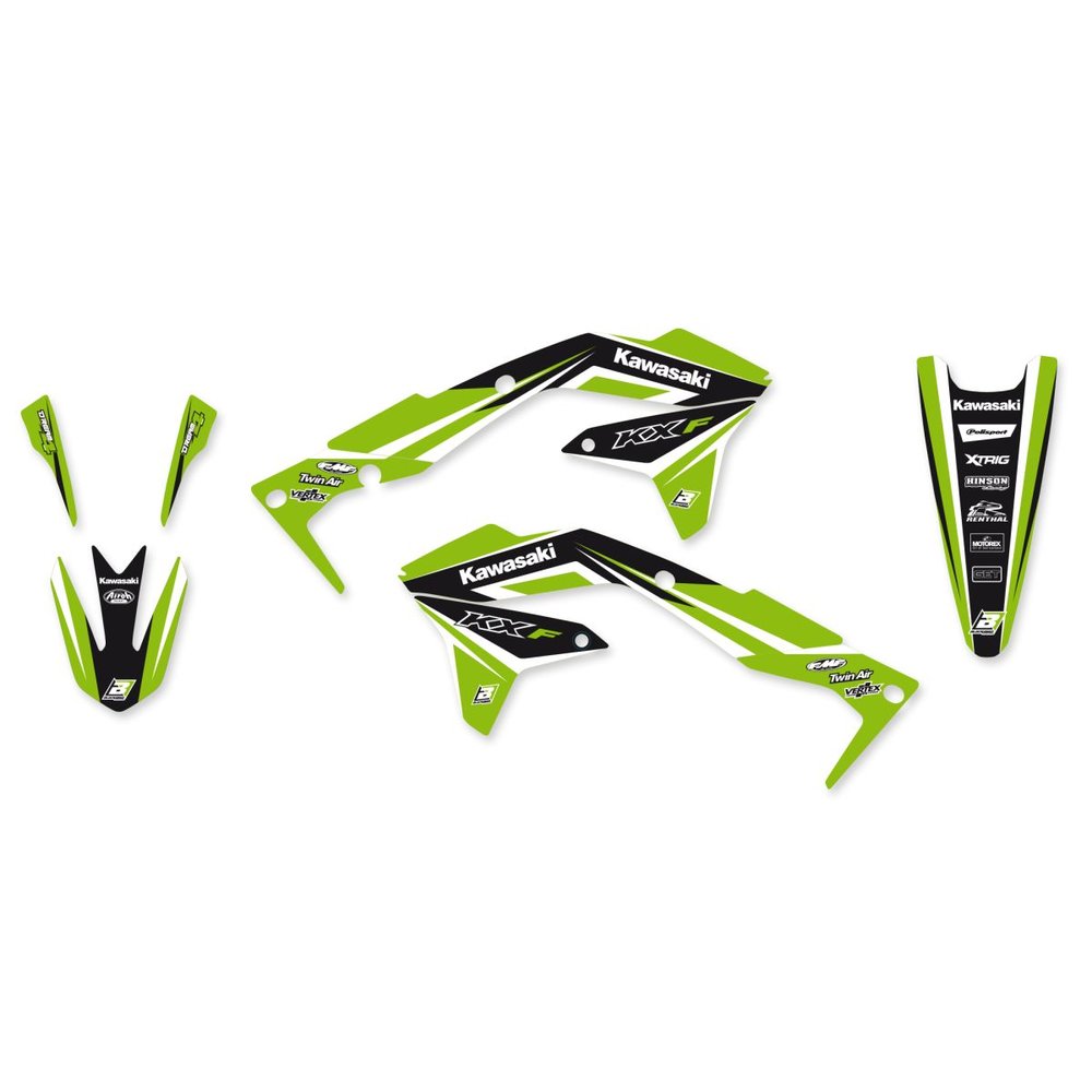 BLACKBIRD RACING Dream 4 Dekorsatz Kawasaki KXF450 16-18 BLACKBIRD RACING Dream 4 Dekorsatz Kawasaki KXF450 16-18