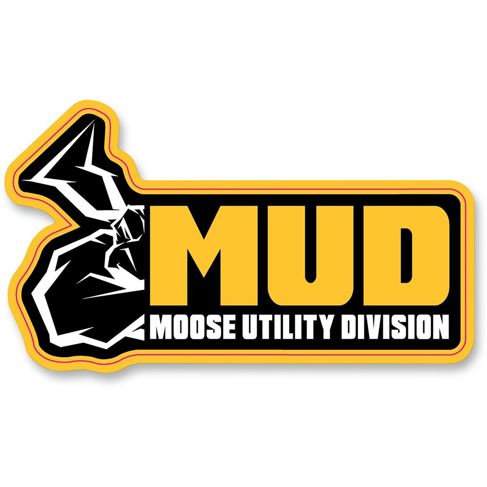 MOOSE RACING Mud Icon Aufkleber 7,6cm 10er Pack