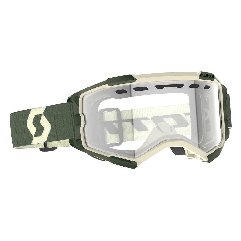 SCOTT Brille Fury Enduro khaki grün
