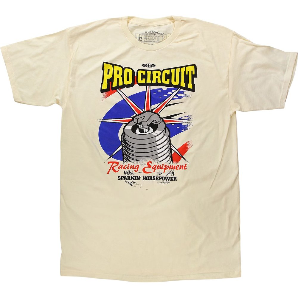 PRO CIRCUIT Zündkerze T-Shirt weiss