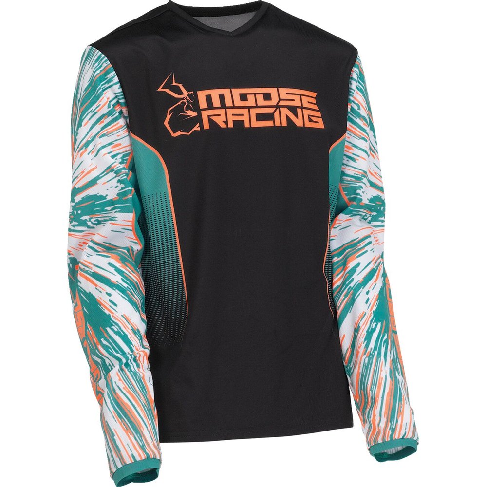 MOOSE RACING Agroid Youth Kinder Jersey teal orange schwarz MOOSE RACING Agroid Youth Kinder Jersey teal orange schwarz