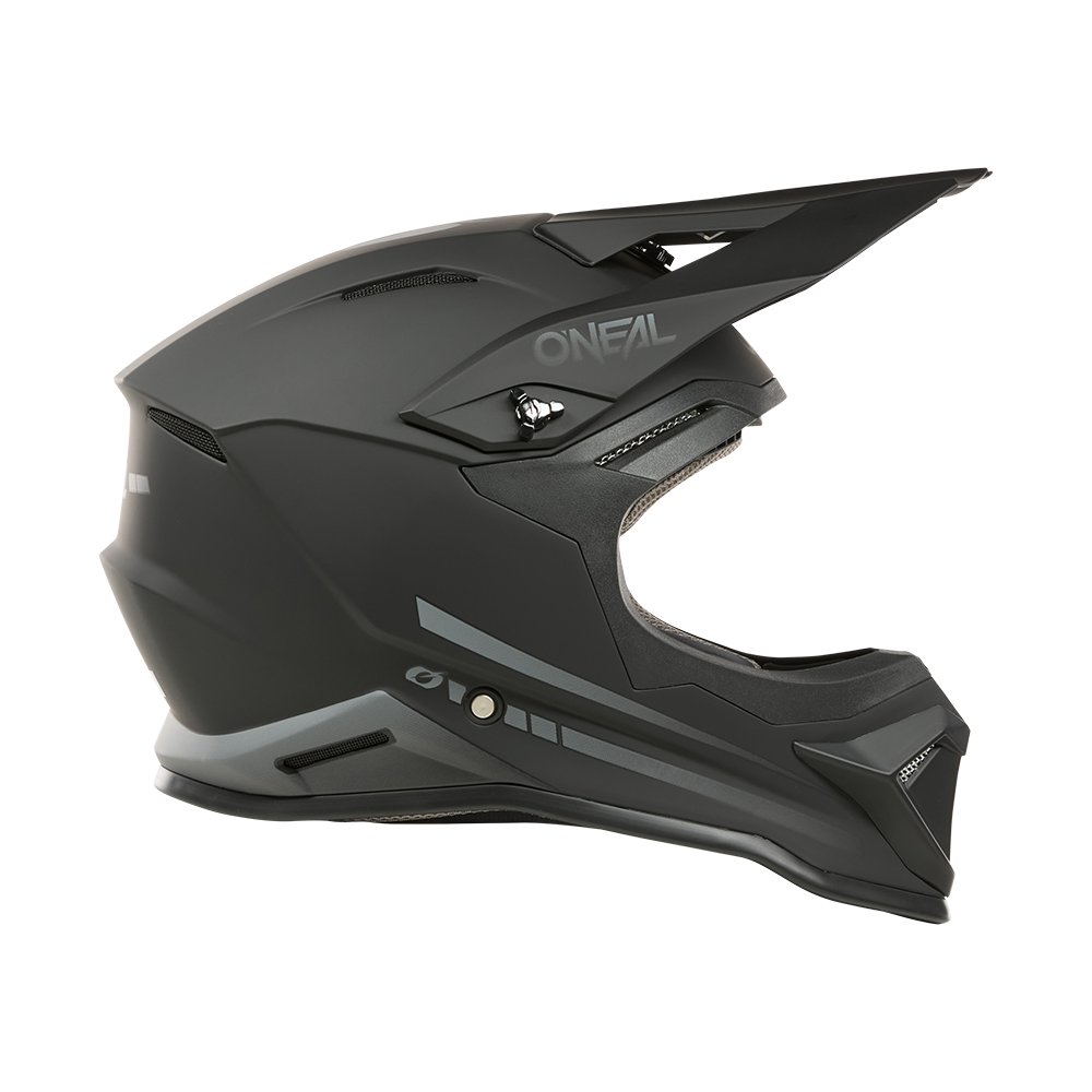 ONEAL 1SRS Youth Kinder Helm Solid schwarz
