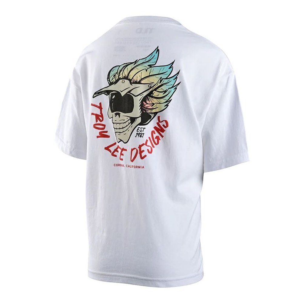 TROY LEE DESIGNS Feathers Kinder T-Shirt weiss