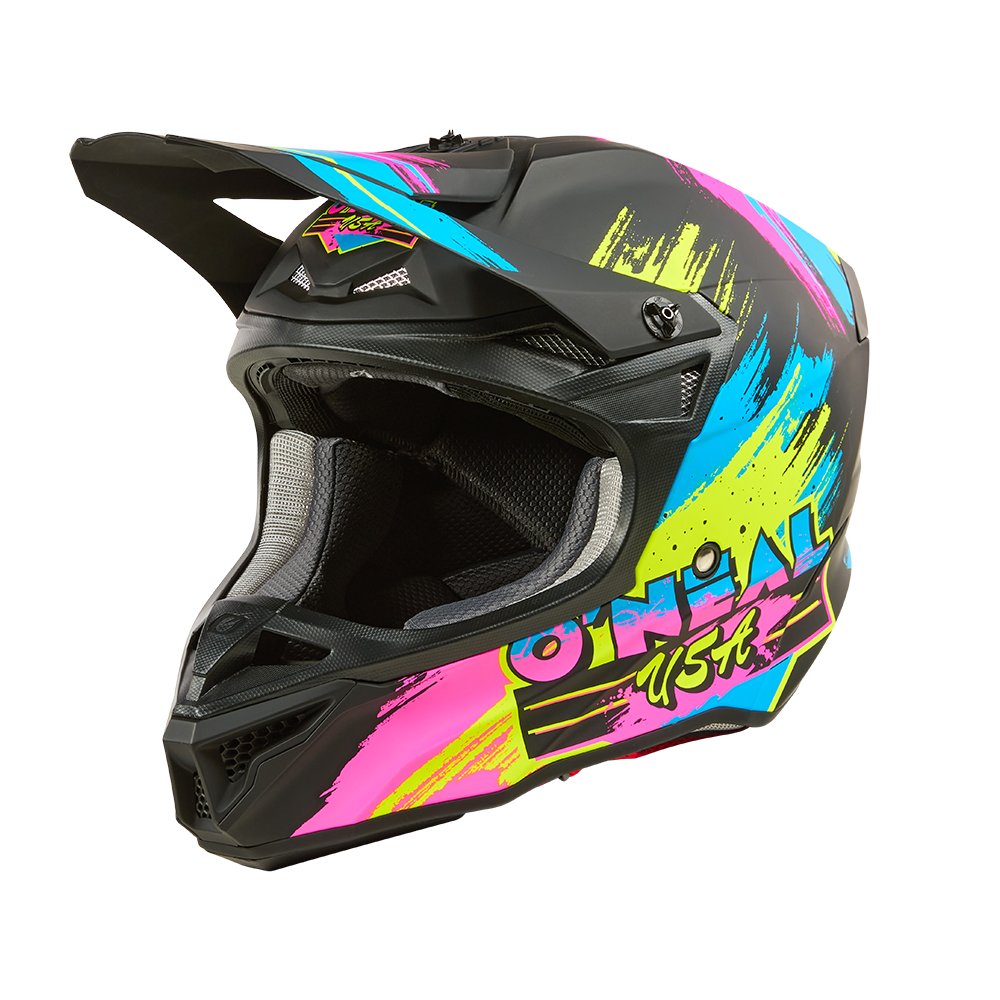 ONEAL 5SRS Polyacrylite Helm Reseda schwarz/neon