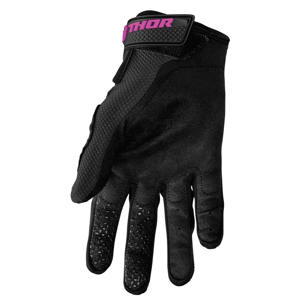 THOR Sector Women Frauen Handschuhe schwarz pink