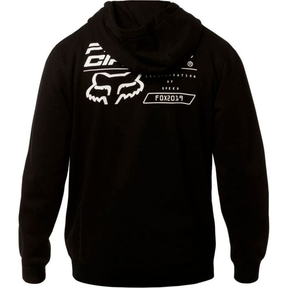 FOX Pro Circuit Zip Hoodie Kapuzen Pullover schwarz