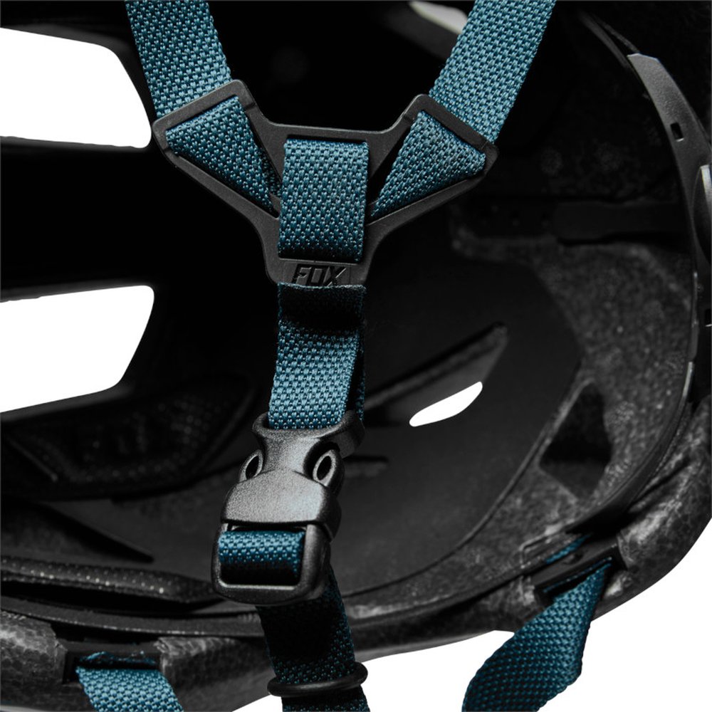 FOX MAINFRAME HELMET TRVRS MTB Helm Slate Blau