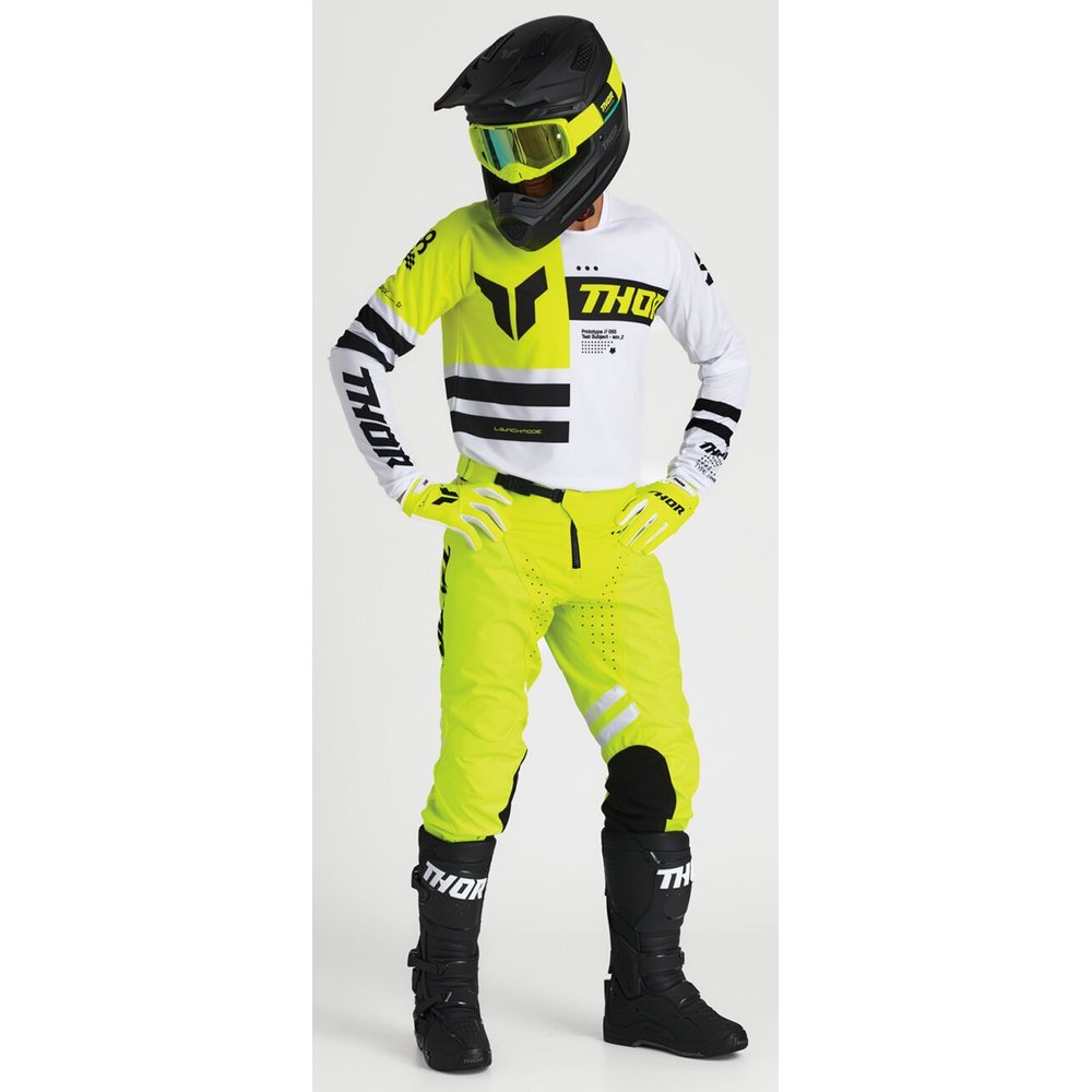 THOR Launchmode Jersey Dozer neon gelb schwarz THOR Launchmode Jersey Dozer neon gelb schwarz