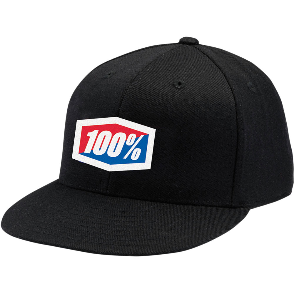 100% Essential Fitted Kappe schwarz