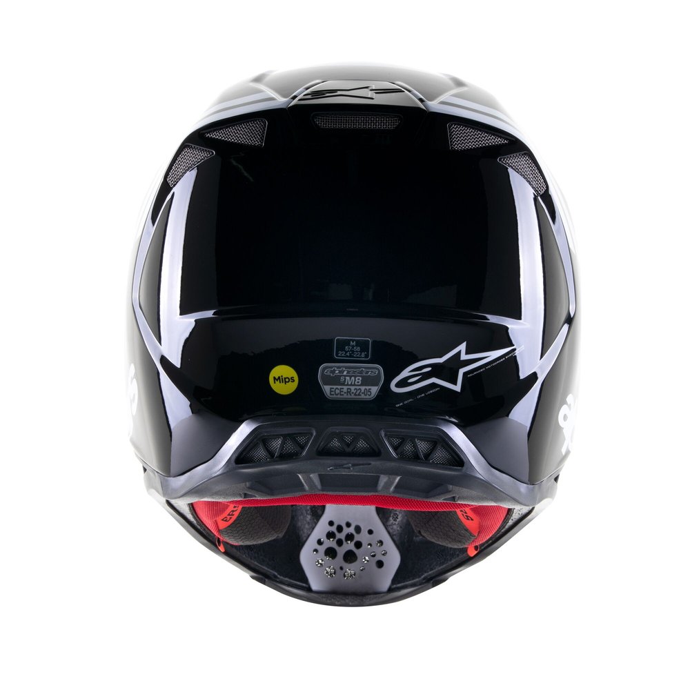 ALPINESTARS Supertech M8 Radium 2 Motocross Helm schwarz weiss