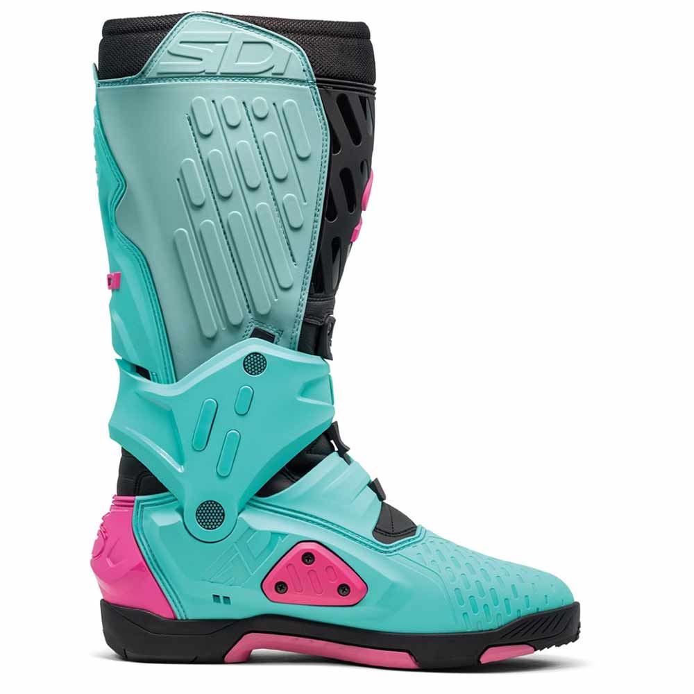 SIDI Crossair Motocross Stiefel mint schwarz pink SIDI Crossair Motocross Stiefel mint schwarz pink