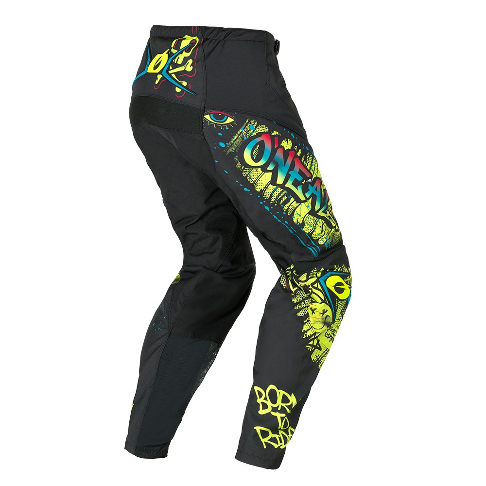 ONEAL Element Youth Kinder Hose Rancid schwarz/neon gelb
