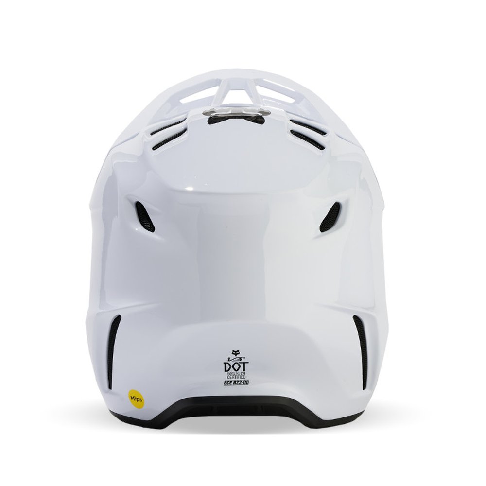 FOX V3 RS CARBON SOLID Motocross Helm Weiss