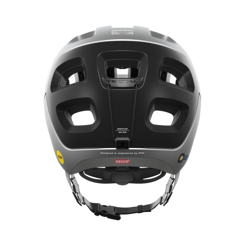 POC Tectal Race Mips MTB Helm argentite silber/uranium schwarz matt