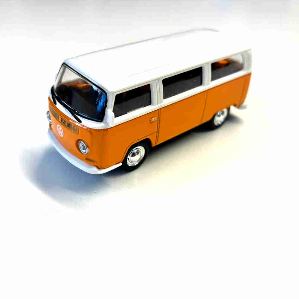 MAISTO VW Bus orange weiss Modell Maßstab: 1:40
