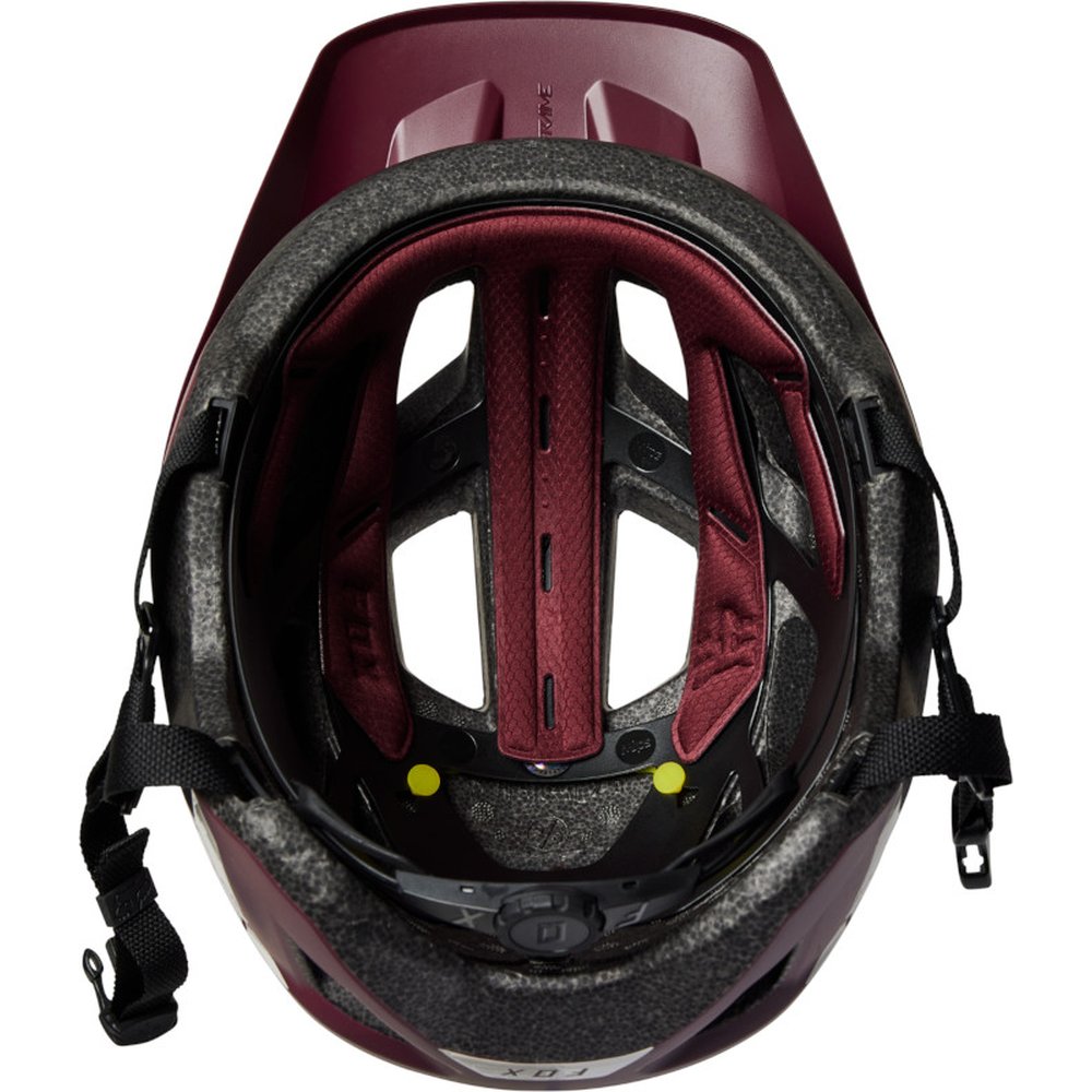 FOX MAINFRAME HELMET TRVRS MTB Helm Dark Maroon