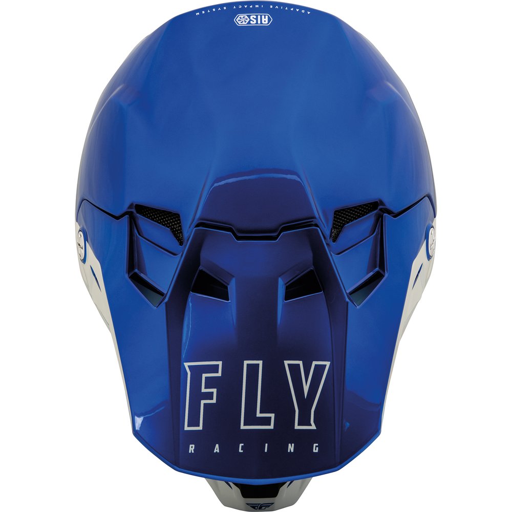 FLY Formula CC Centrum Motocross Helm blau grau